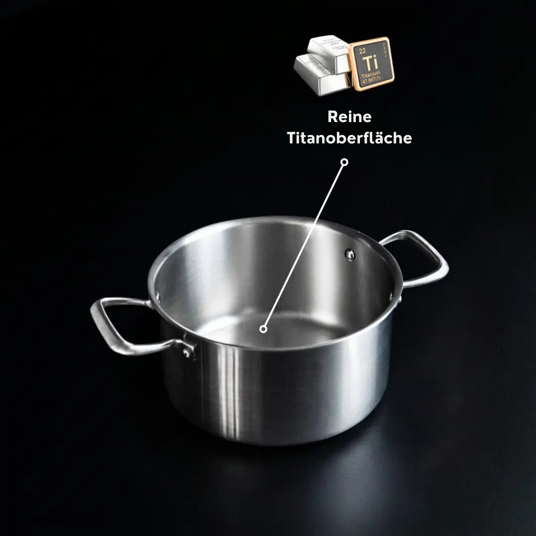 TitanCook Kochtopf aus reinem Titan – Kochgeschirr – Ansicht 5 von 5