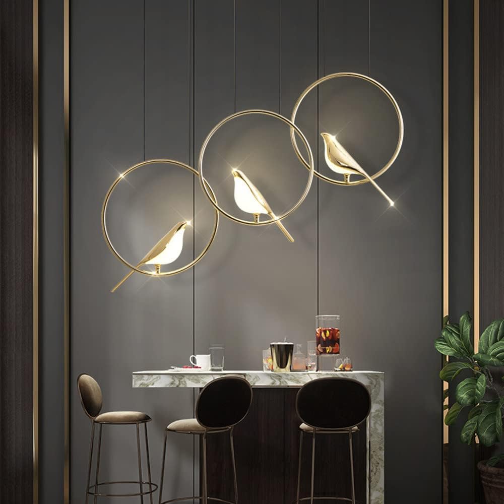 MiraCurve Vogel-Ring Pendelleuchte mit LED