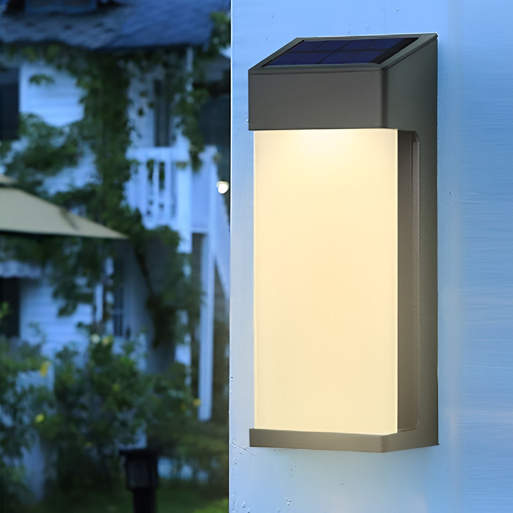SolarNoir Solar Wandleuchte Duo mit warmweißem Licht – Ansicht 6 von 9