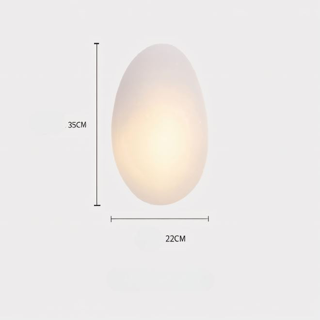 PebbleGlow Minimalistische LED-Wandleuchte aus Glas – Ansicht 12 von 40
