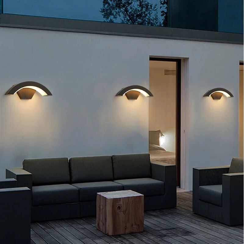 LiraDawn Wasserdichte LED-Wandleuchte für Garten & Fassade – Außenwandleuchte – Ansicht 7 von 8