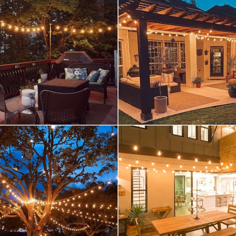LumiGlow Wasserdichte LED-Lichterkette für Garten & Terrasse – Ansicht 7 von 11