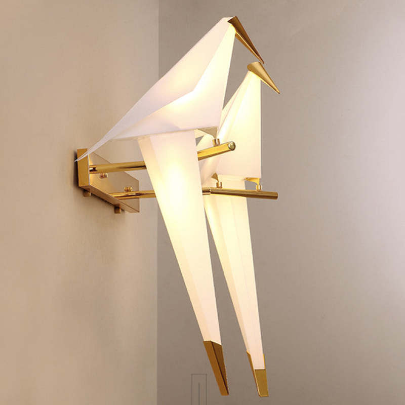 Aviluma Vogel-Wandleuchte mit warmem LED-Licht – Ansicht 11 von 15