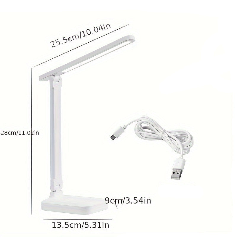 LumaFlex Dimmbare LED-Schreibtischlampe mit USB-Anschluss – Ansicht 4 von 5