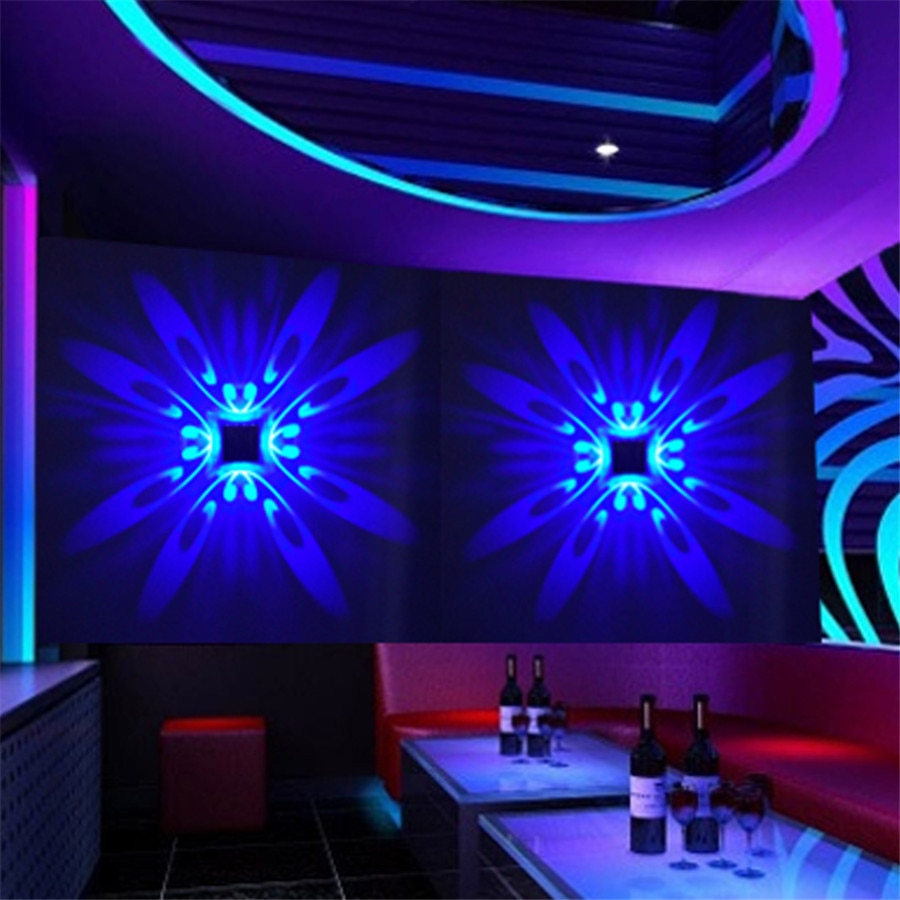 ColorBeam LED-Wandleuchte mit bunten Lichtprojektionen – Ansicht 3 von 6