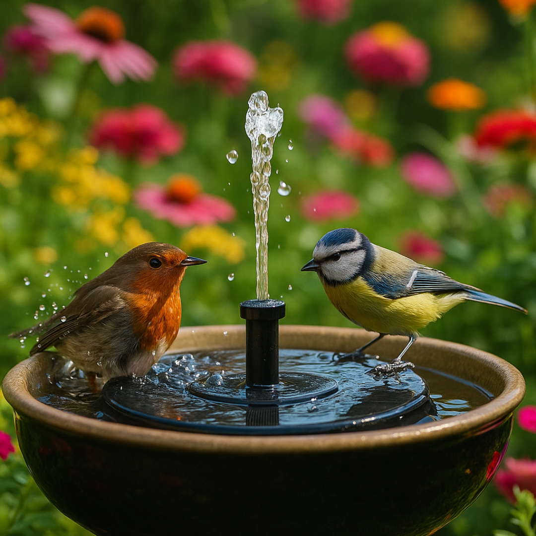 Aquio Solar Gartenbrunnen – Solarleuchte – Ansicht 7 von 8