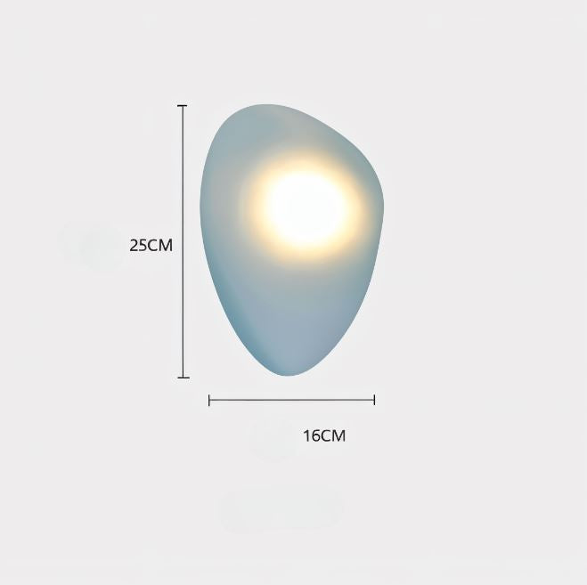 PebbleGlow Minimalistische LED-Wandleuchte aus Glas – Ansicht 13 von 40