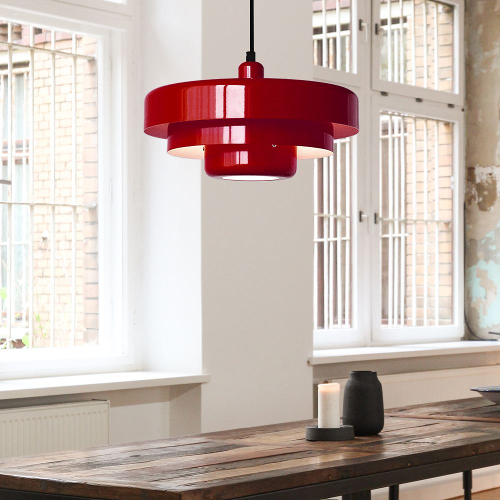 IronTrio Retro Eisen-Pendelleuchte 3-flammig – Ansicht 13 von 19