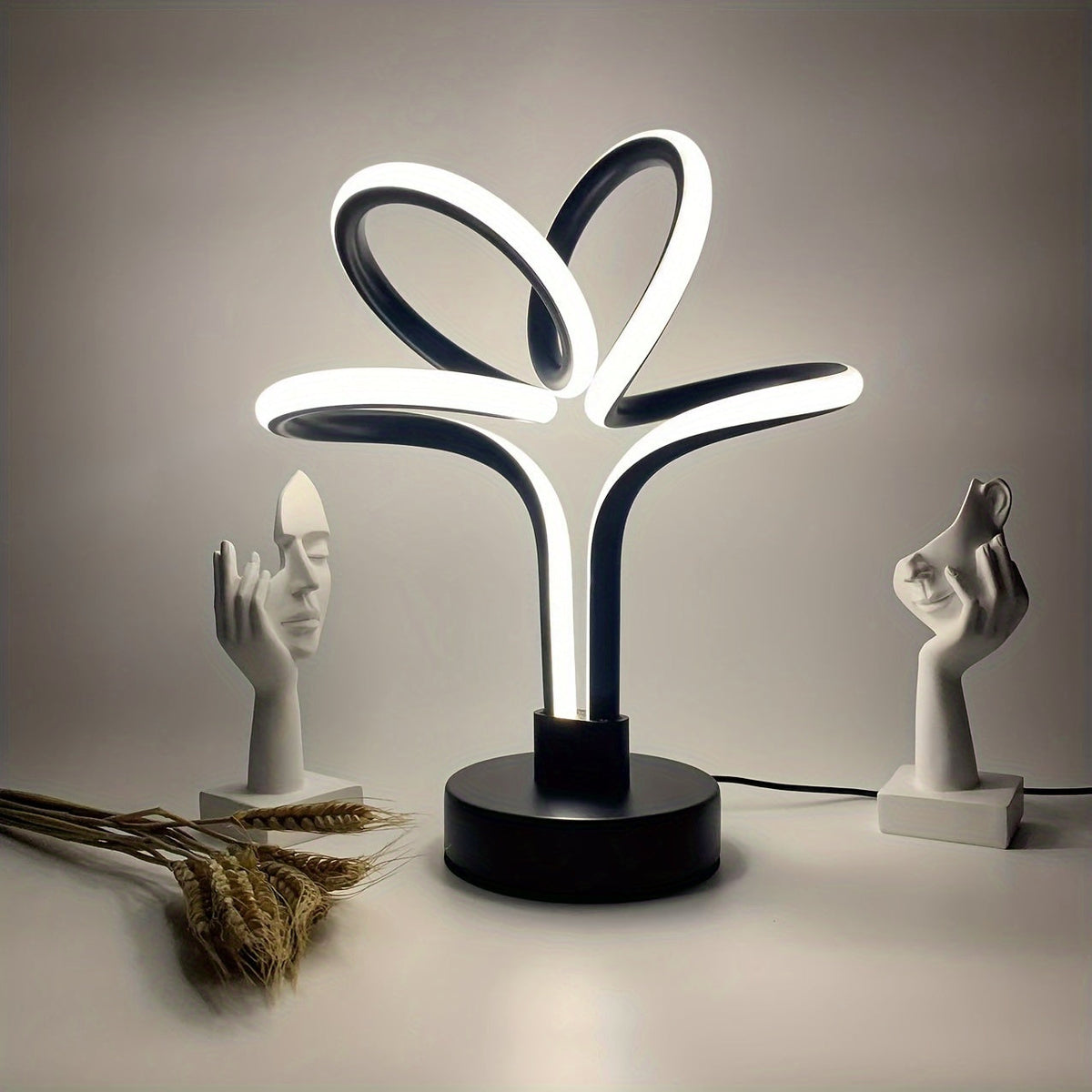 ScandiLux Dimmbare USB-LED-Tischlampe – Tischleuchte – Ansicht 2 von 7