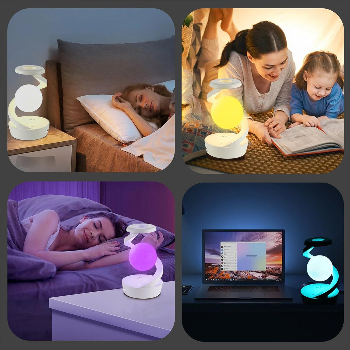DunaCove RGB-Schreibtischlampe mit Gestensteuerung – Ansicht 10 von 13