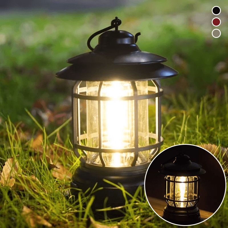 VitroFacet Tragbare Vintage-Campinglampe – Dekoleuchte – Ansicht 12 von 16