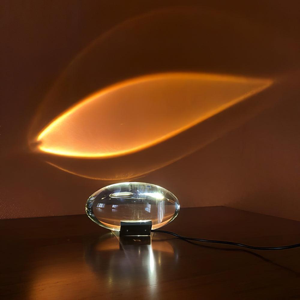 GraceLux Elegante Tischleuchte mit zwei Lichtfarben aus Metall