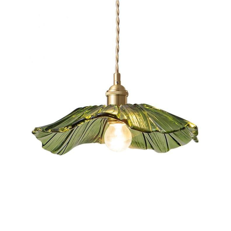 FleurLux Blumenförmige Glas-Hängeleuchte – Pendelleuchte – Ansicht 4 von 8