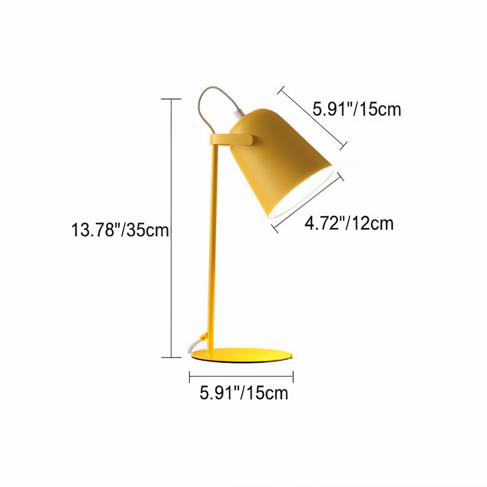 MacaronGlow Dreh-Tischlampe für augenfreundliches Licht – Schreibtischlampe – Ansicht 9 von 12