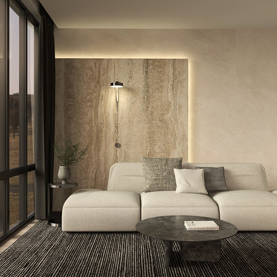 LumaSwing Dimmbare LED-Wandleuchte mit Schwenkarm aus Aluminium – Ansicht 7 von 7