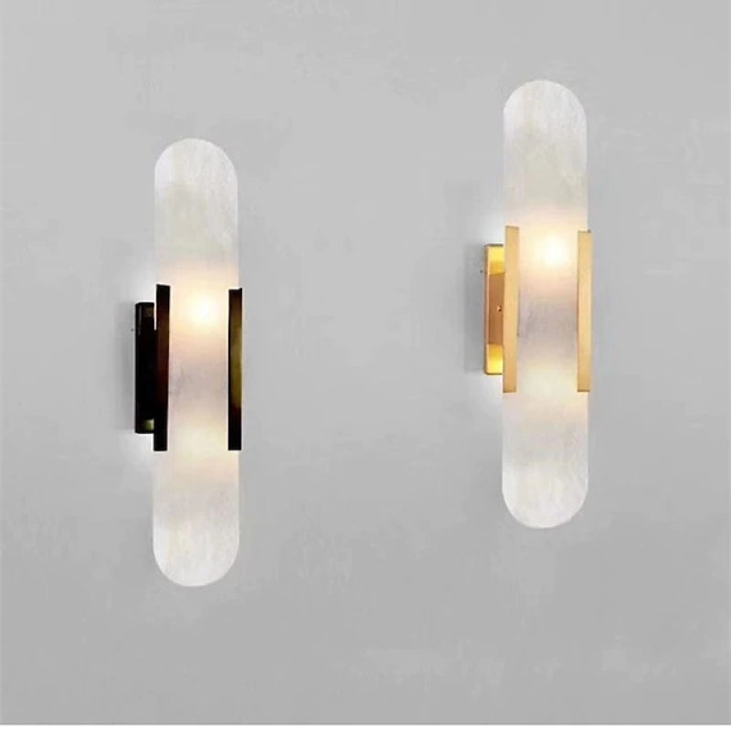 Petralux LED-Wandleuchte aus Metall und Dolomit – Ansicht 7 von 15