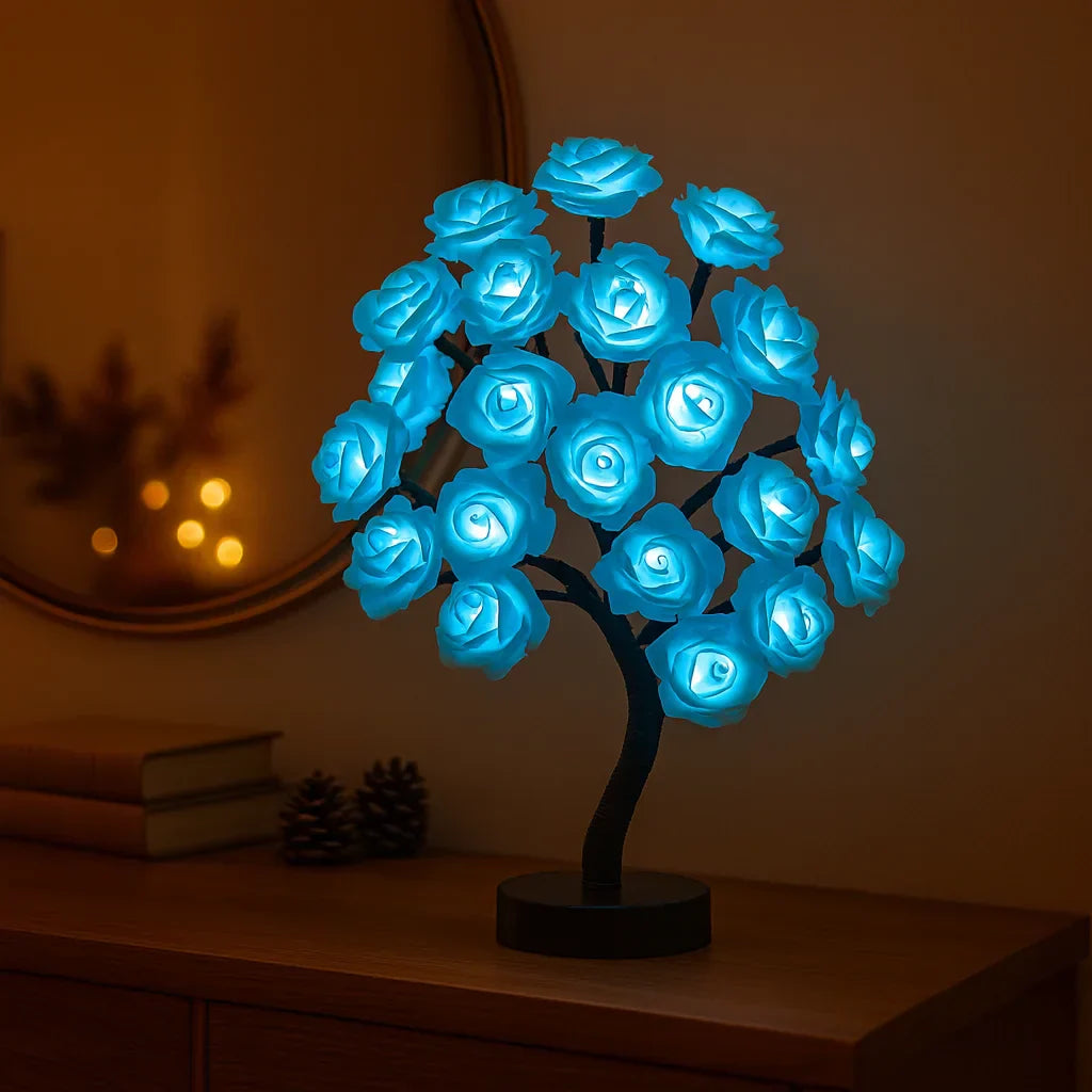 Rosea LED-Blumenbaum mit Bonsai-Charme – Dekoleuchte – Ansicht 3 von 5