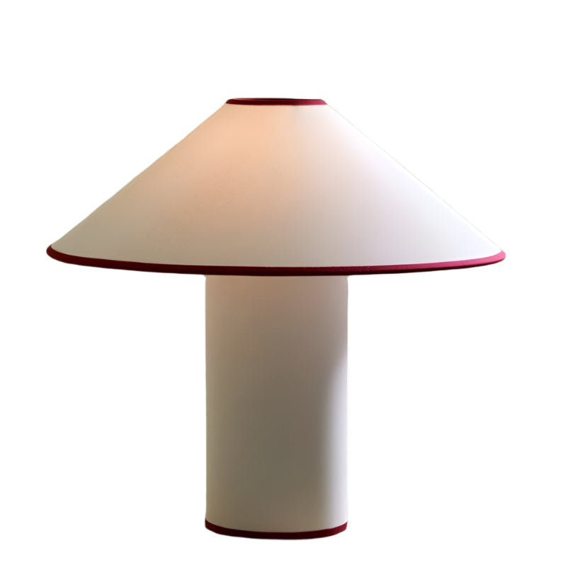 Amara Tischlampe Eleganter Stoffschirm in Beige – Tischleuchte aus Metall – Ansicht 6 von 40