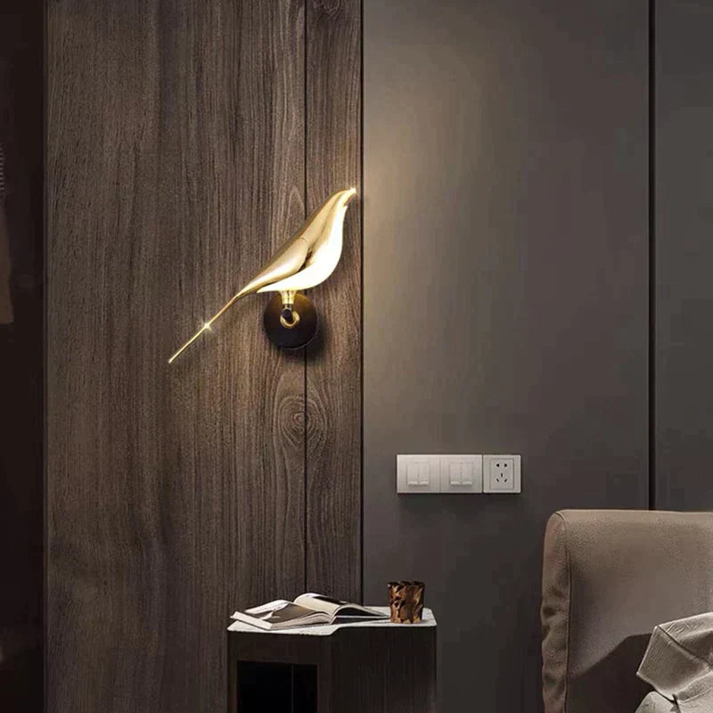 FinkLux LED-Vogel-Wandleuchte mit Akku – Ansicht 3 von 11