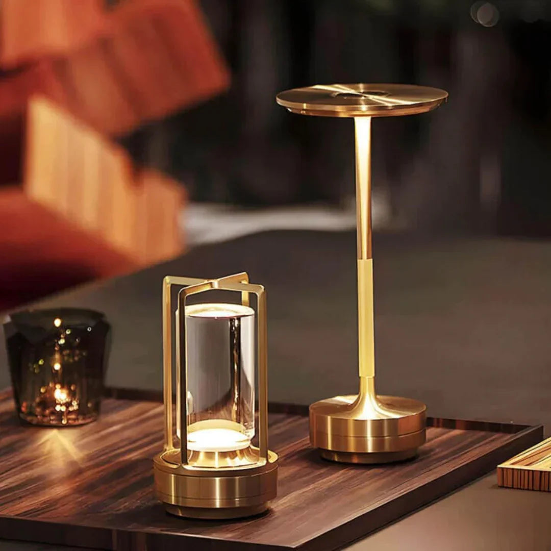 NordiCielo Dimmbare Kristallglas-Tischlampe – Tischleuchte – Ansicht 5 von 16