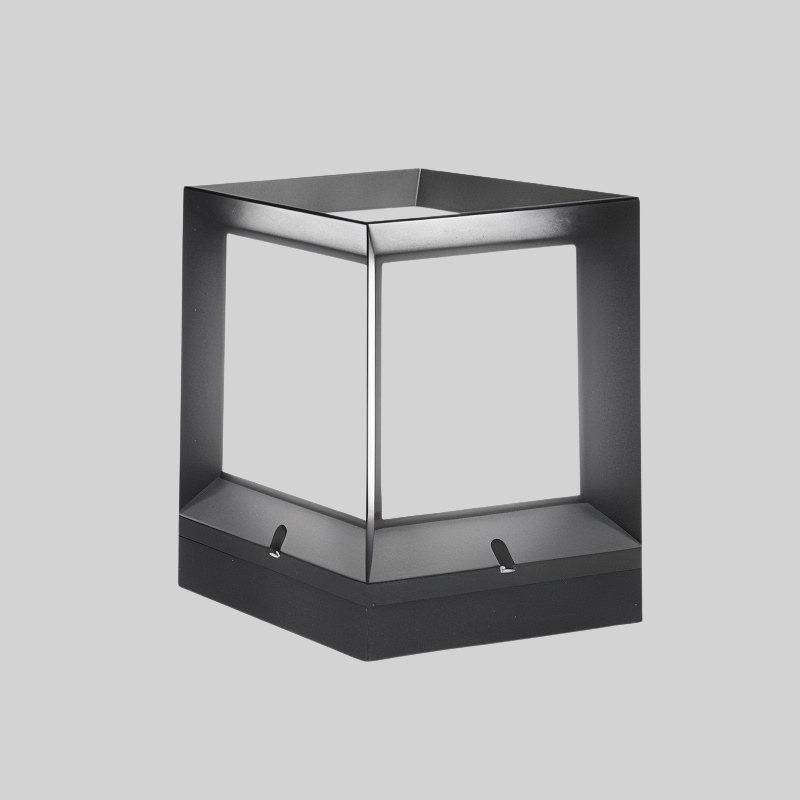 ZephyTide Minimalistische LED-Säulenleuchte – Gartenleuchte