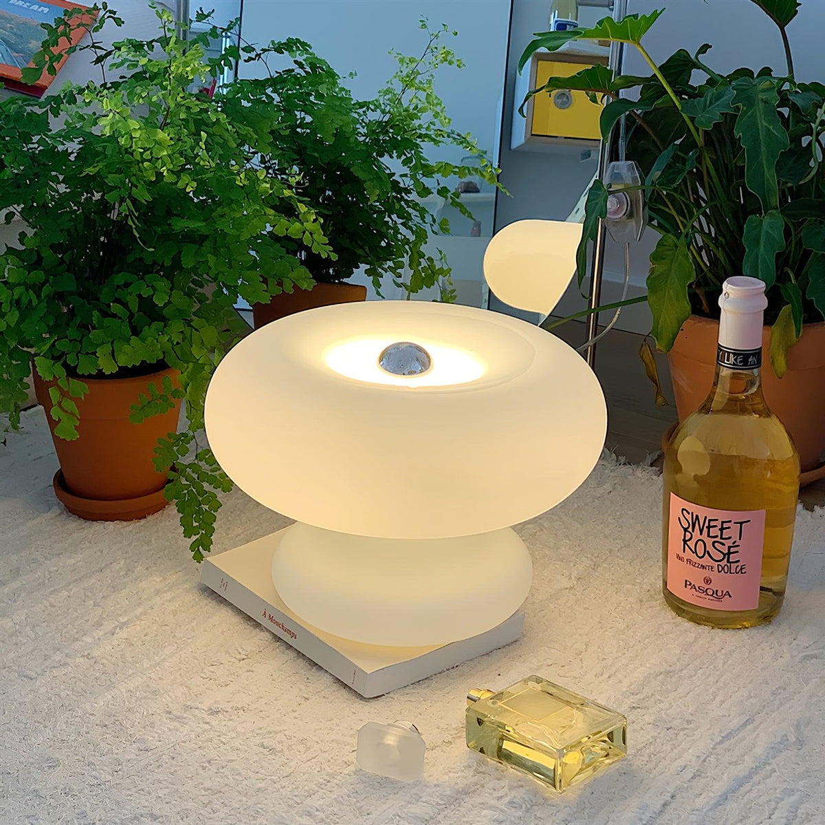 HaloLum Donut-Tischlampe mit warmem Licht – Tischleuchte