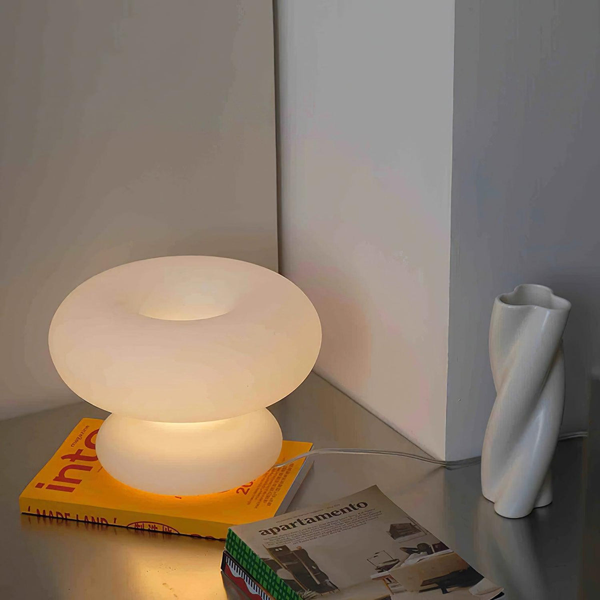 HaloLum Donut-Tischlampe mit warmem Licht – Tischleuchte – Ansicht 7 von 40