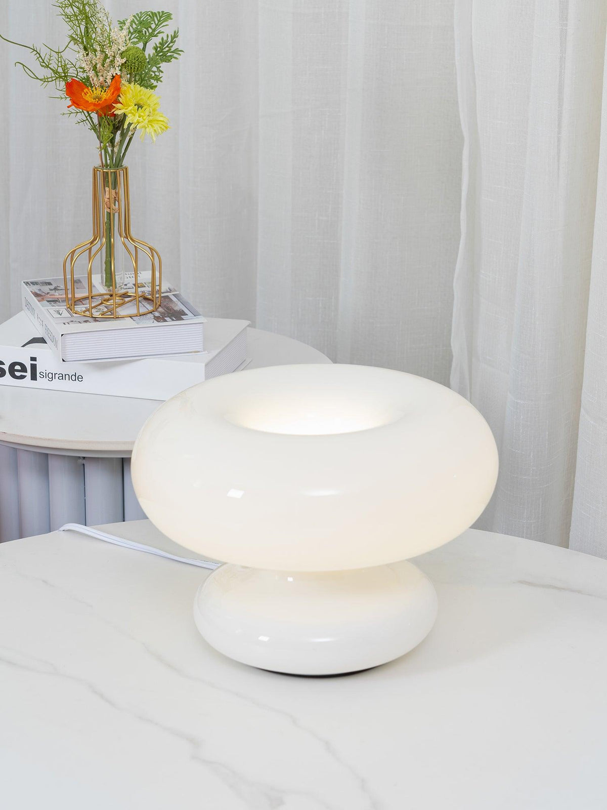 HaloLum Donut-Tischlampe mit warmem Licht – Tischleuchte – Ansicht 13 von 40