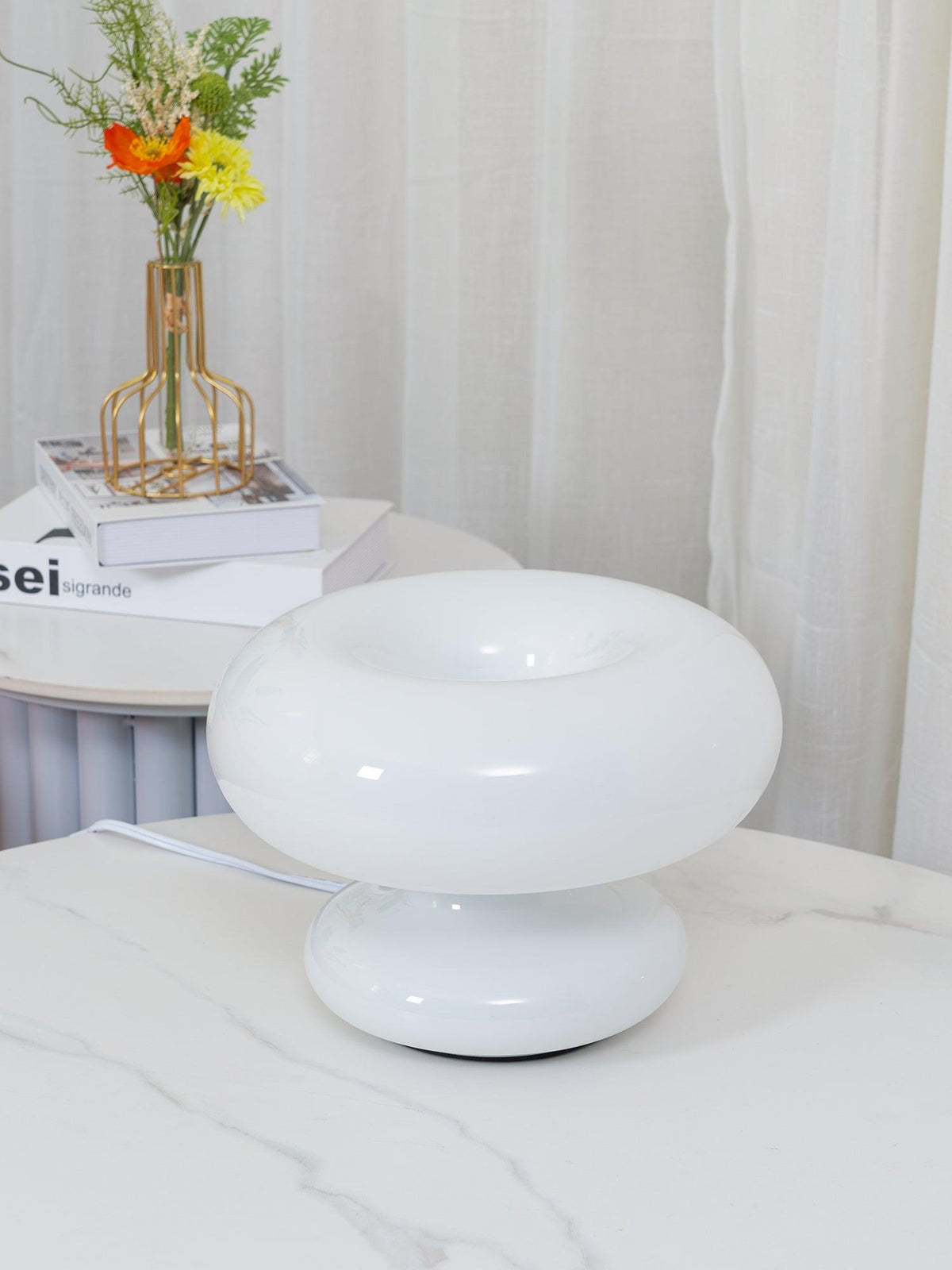 HaloLum Donut-Tischlampe mit warmem Licht – Tischleuchte – Ansicht 16 von 40
