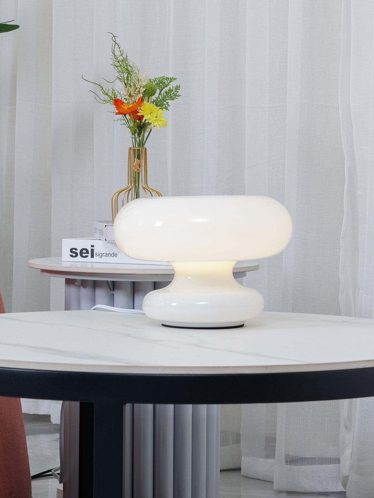 HaloLum Donut-Tischlampe mit warmem Licht – Tischleuchte – Ansicht 14 von 40