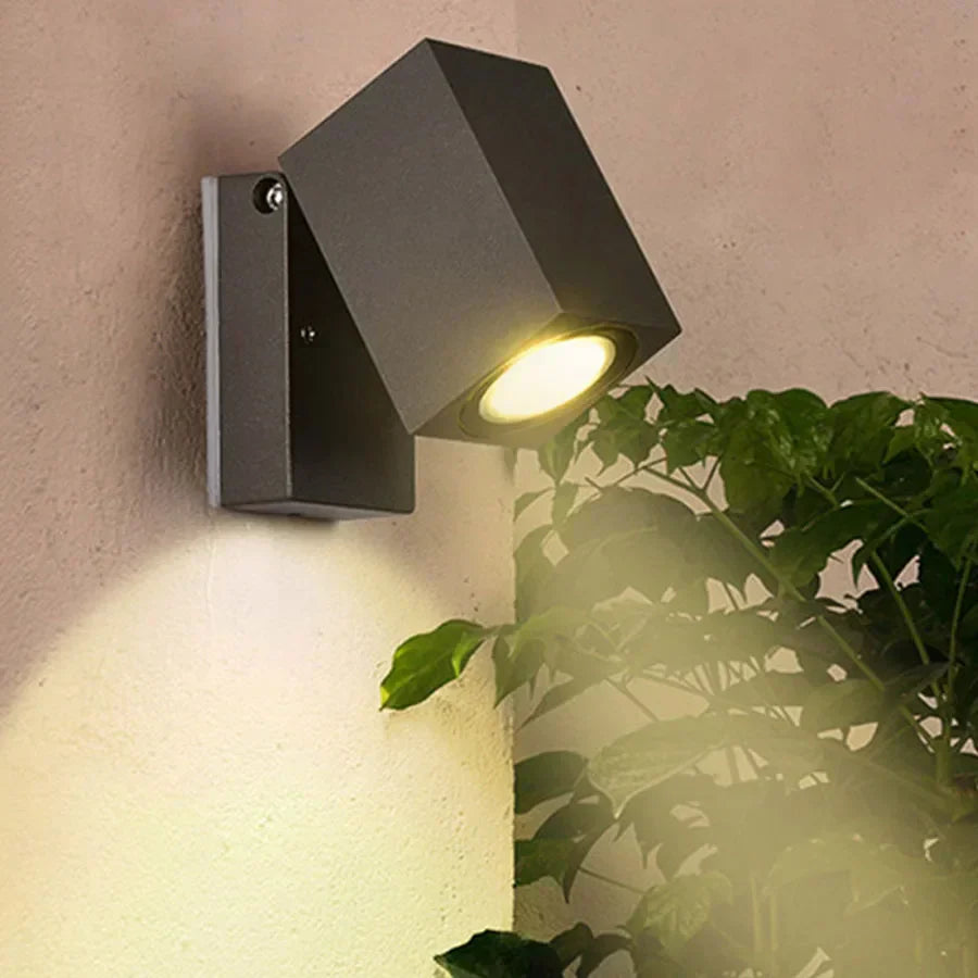 LumaWall LED-Außenwandleuchte mit Wetterschutz – Ansicht 2 von 6