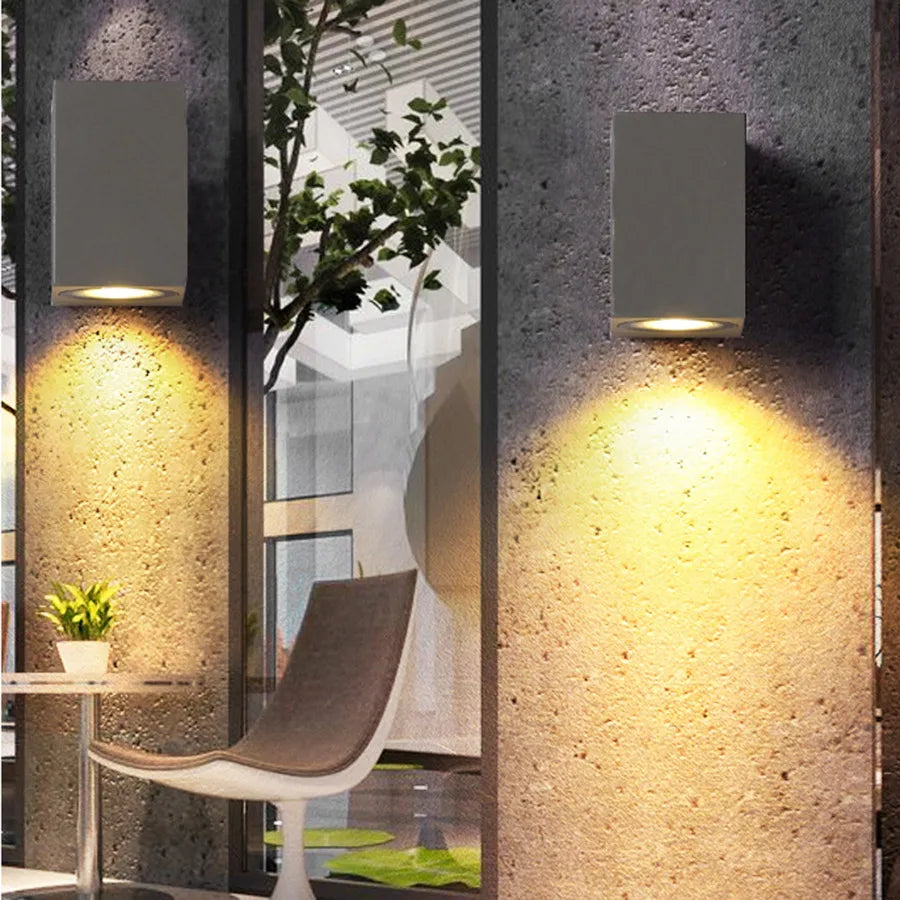 LumaWall LED-Außenwandleuchte mit Wetterschutz
