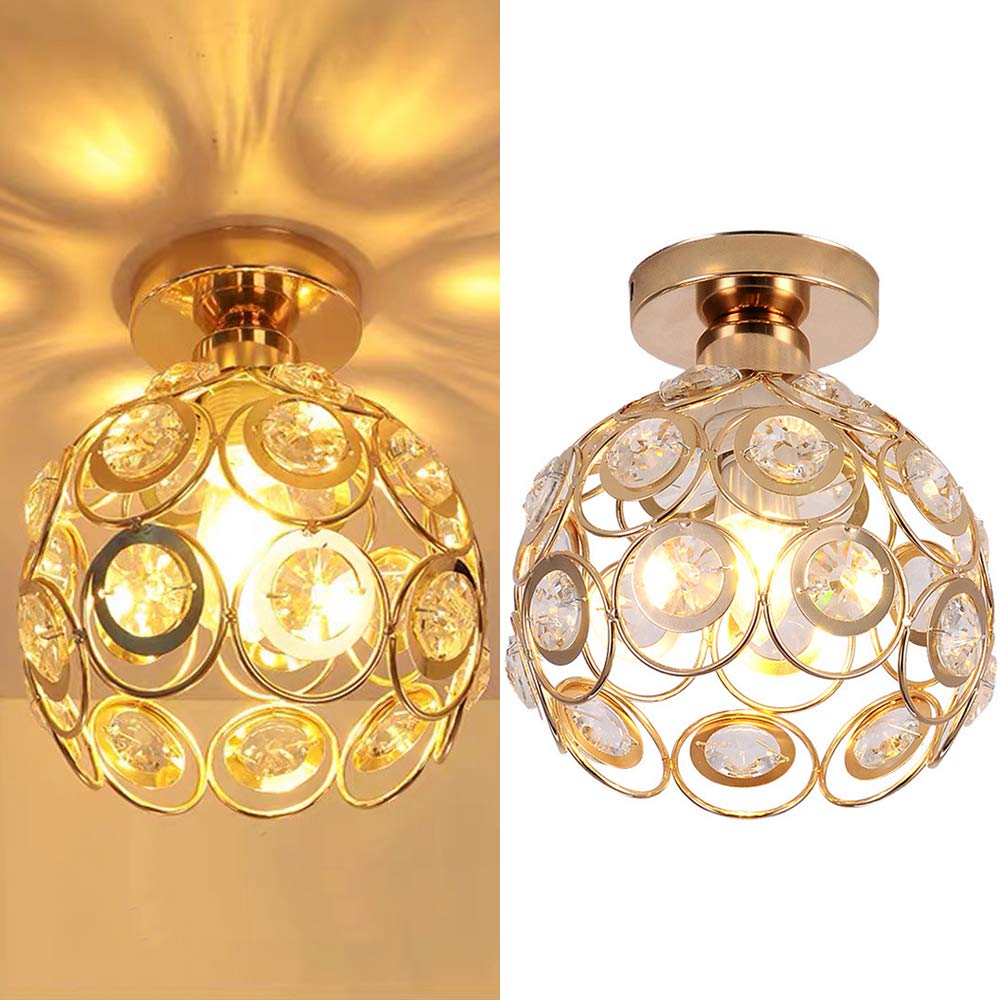 CristalLux Kristall-Deckenleuchte mit Gold-Finish – Ansicht 8 von 12