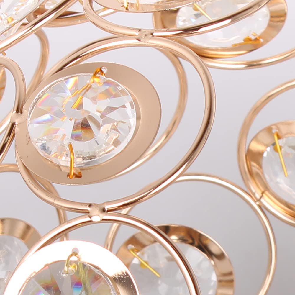 CristalLux Kristall-Deckenleuchte mit Gold-Finish – Ansicht 12 von 12