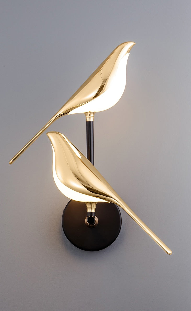 FinkLux LED-Vogel-Wandleuchte mit Akku – Ansicht 9 von 11