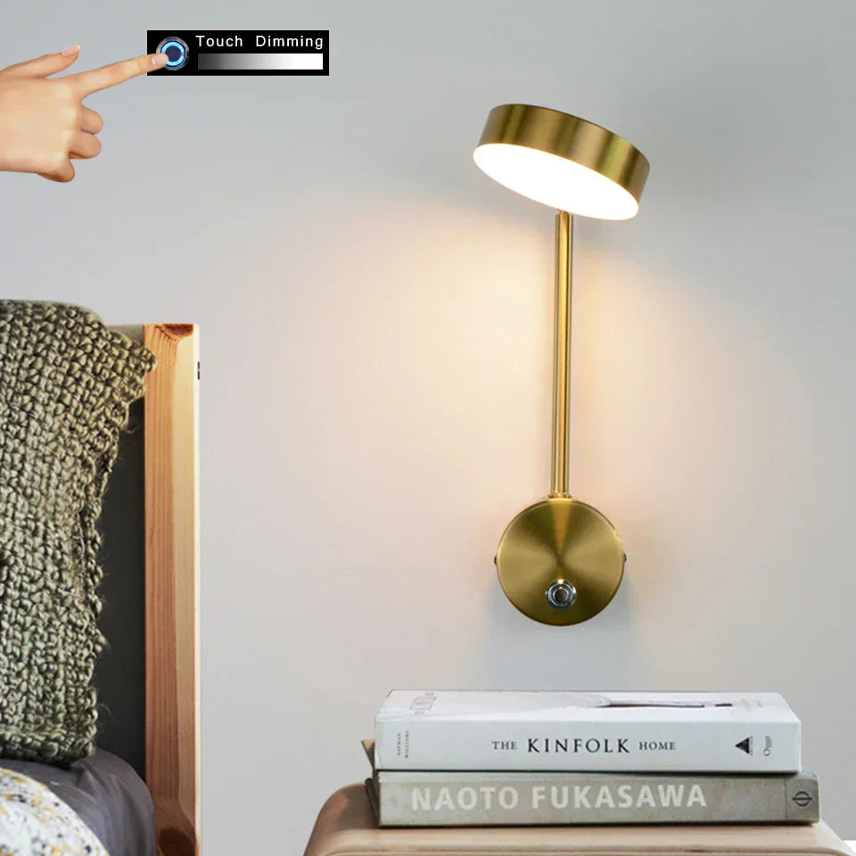 SeleneGlow Dimmbare LED-Wandleuchte mit Touch-Sensor – Ansicht 3 von 8