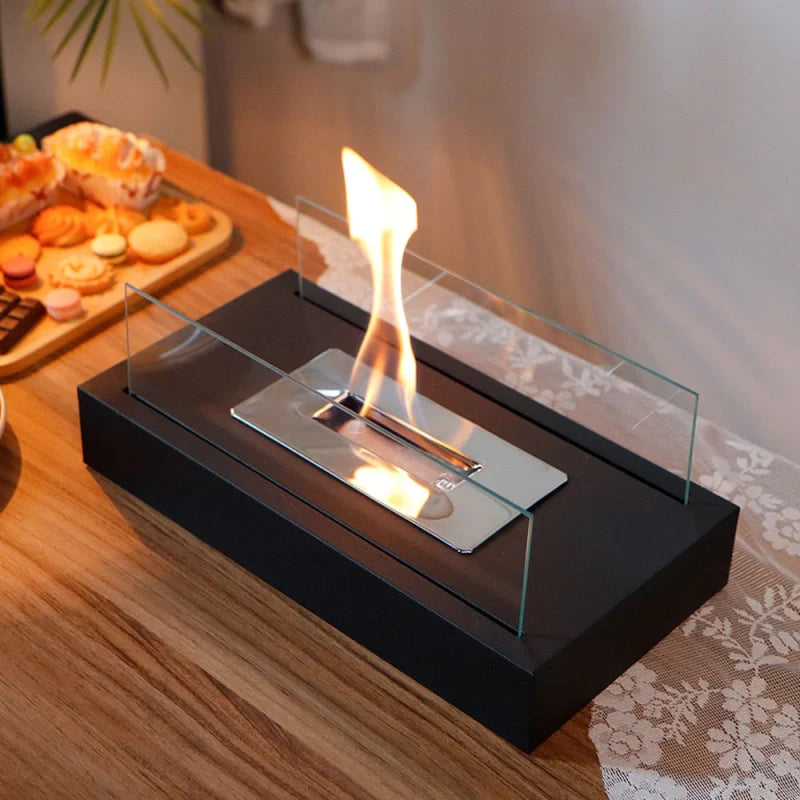 Ardeva Bioethanol Tischkamin mit Echtflamme – Wohnaccessoire – Ansicht 11 von 15
