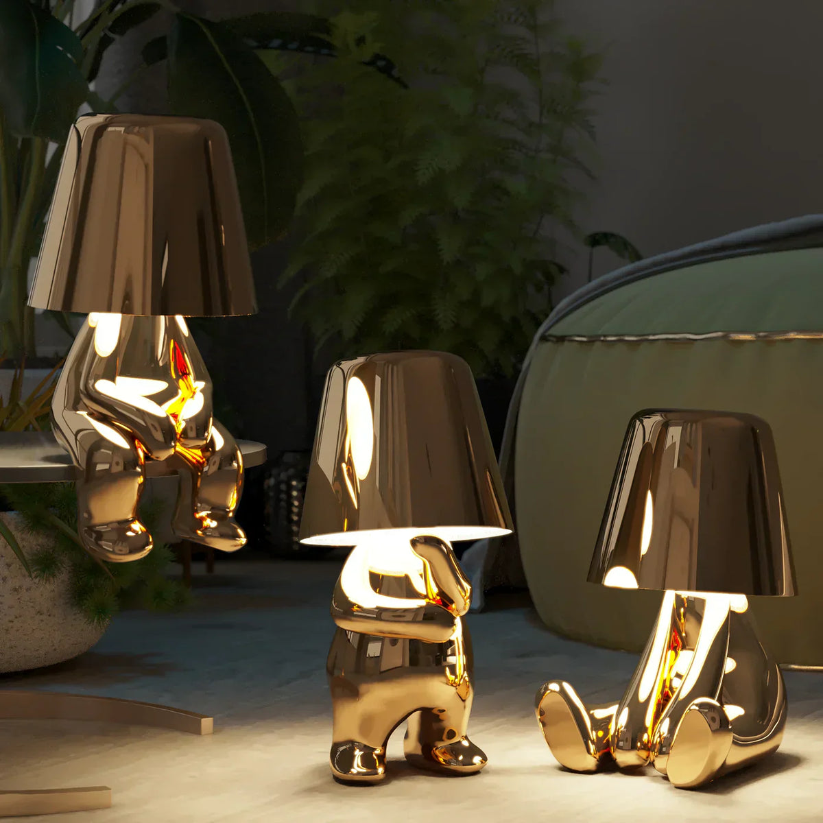Pensato Kabellose Design-Tischlampe mit dimmbarem LED-Licht – kabellose Tischleuchte – Ansicht 17 von 24