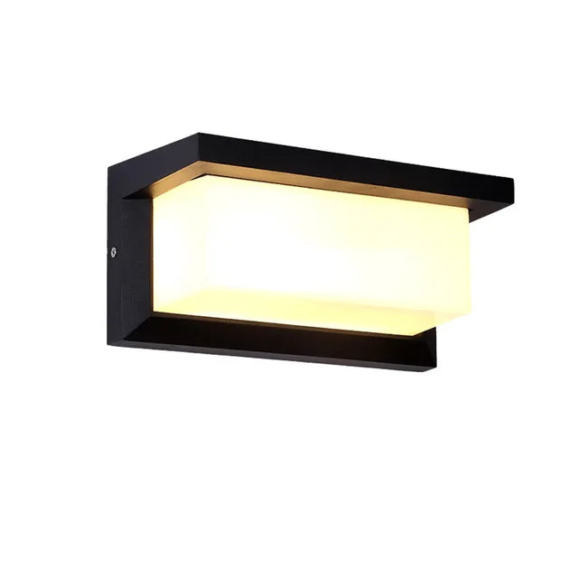 NoirArc LED Außenwandleuchte in Schwarz – Ansicht 5 von 7