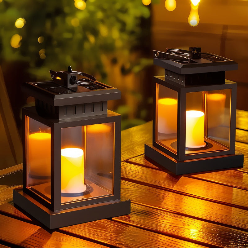 AuraLumo Elegante LED-Gartenlaterne – Gartenleuchte