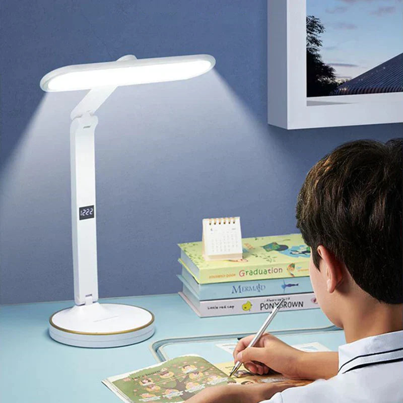 LumiTime LED-Uhrenlampe mit Touch-Bedienung – Schreibtischlampe – Ansicht 2 von 8