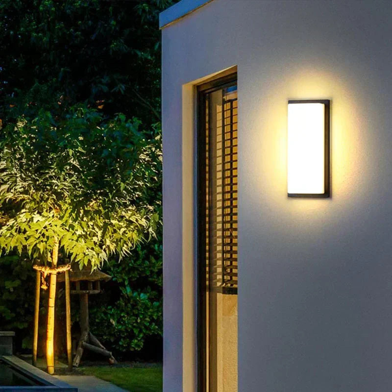 RectaLux Rechteckige LED-Wandleuchte für Garten – Außenwandleuchte