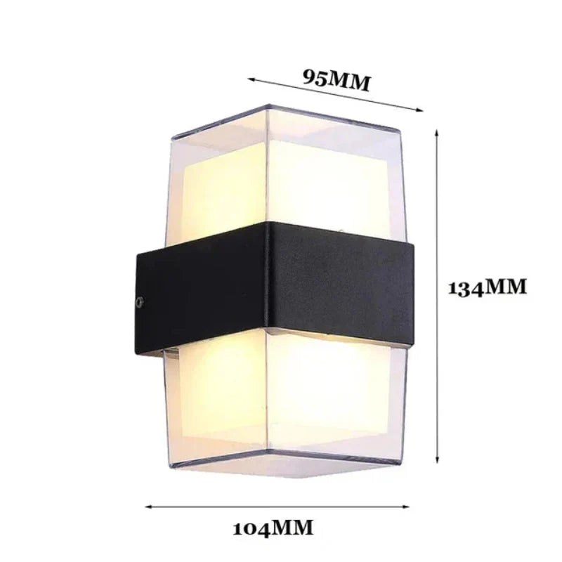ArcaLuma Wasserdichte LED-Außenwandleuchte – Ansicht 5 von 8