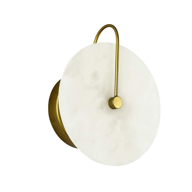 Marmoluce Elegante LED-Wandleuchte mit Marmor-Design – Ansicht 5 von 9
