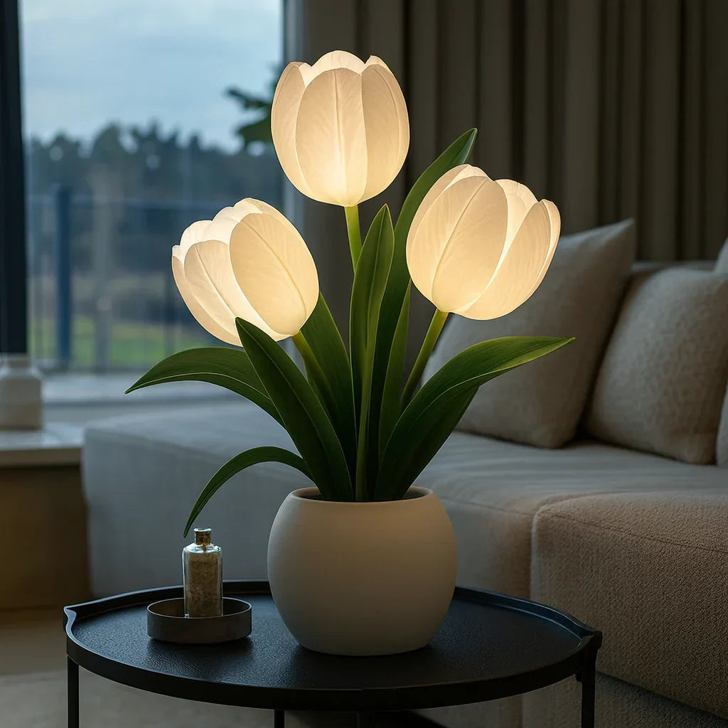 Tulipia LED Tulpenlampe mit Dimmfunktion – Tischleuchte – Ansicht 3 von 6