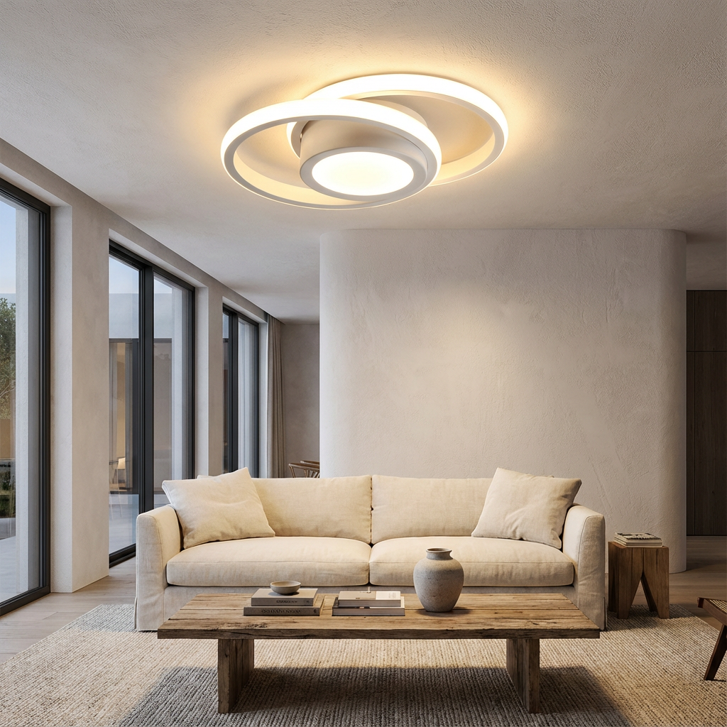IsaraNova Platzsparende LED-Deckenleuchte
