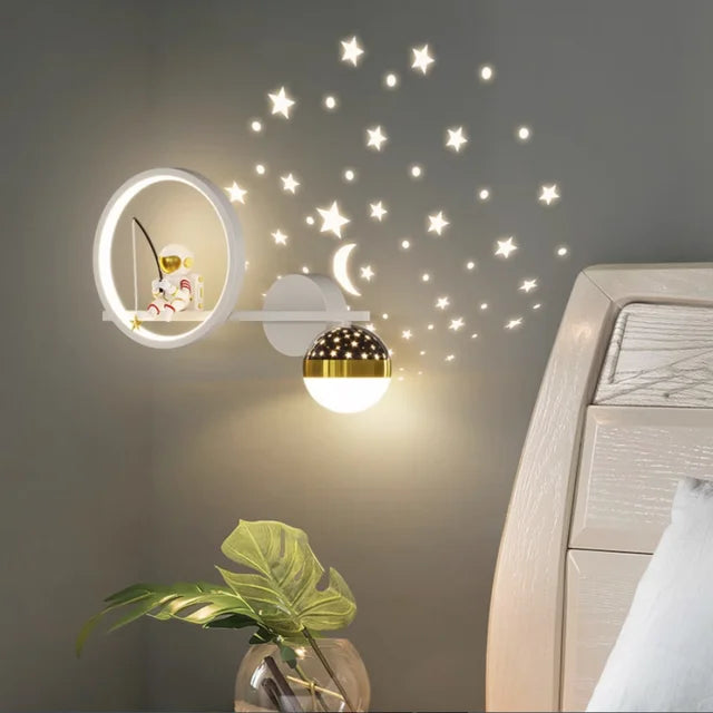 SchlummerLux Sanfte Wandleuchte fürs Kinderzimmer – Nachtlicht