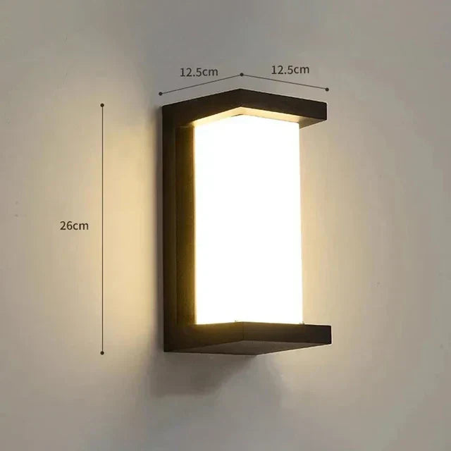 LumenArc Moderne LED-Außenwandleuchte – Ansicht 7 von 7