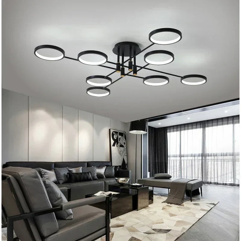 AureoLume Eleganter LED-Ring-Kronleuchter – Pendelleuchte – Ansicht 8 von 11