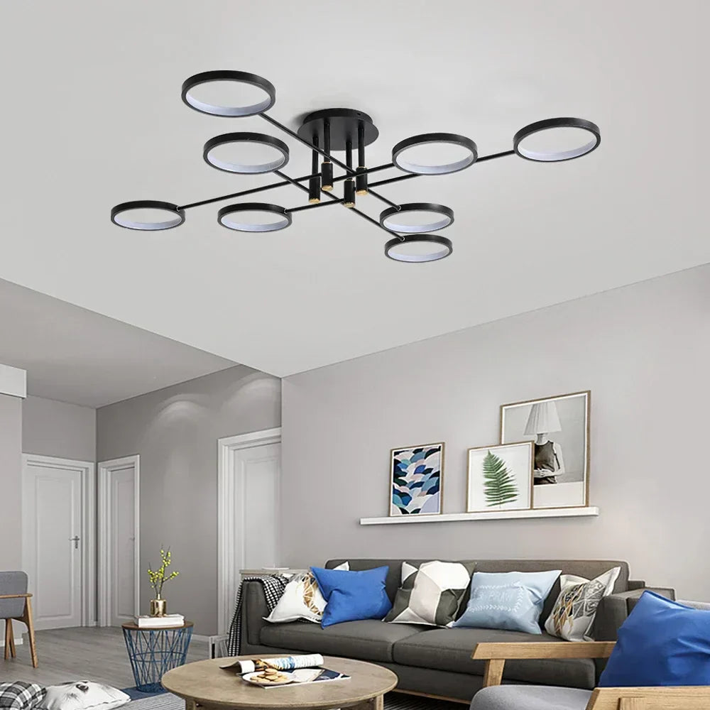 AureoLume Eleganter LED-Ring-Kronleuchter – Pendelleuchte – Ansicht 7 von 11